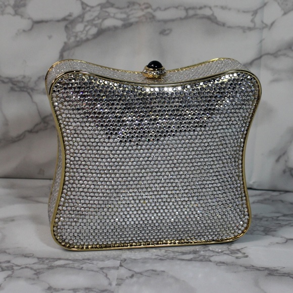gold evening clutch bag